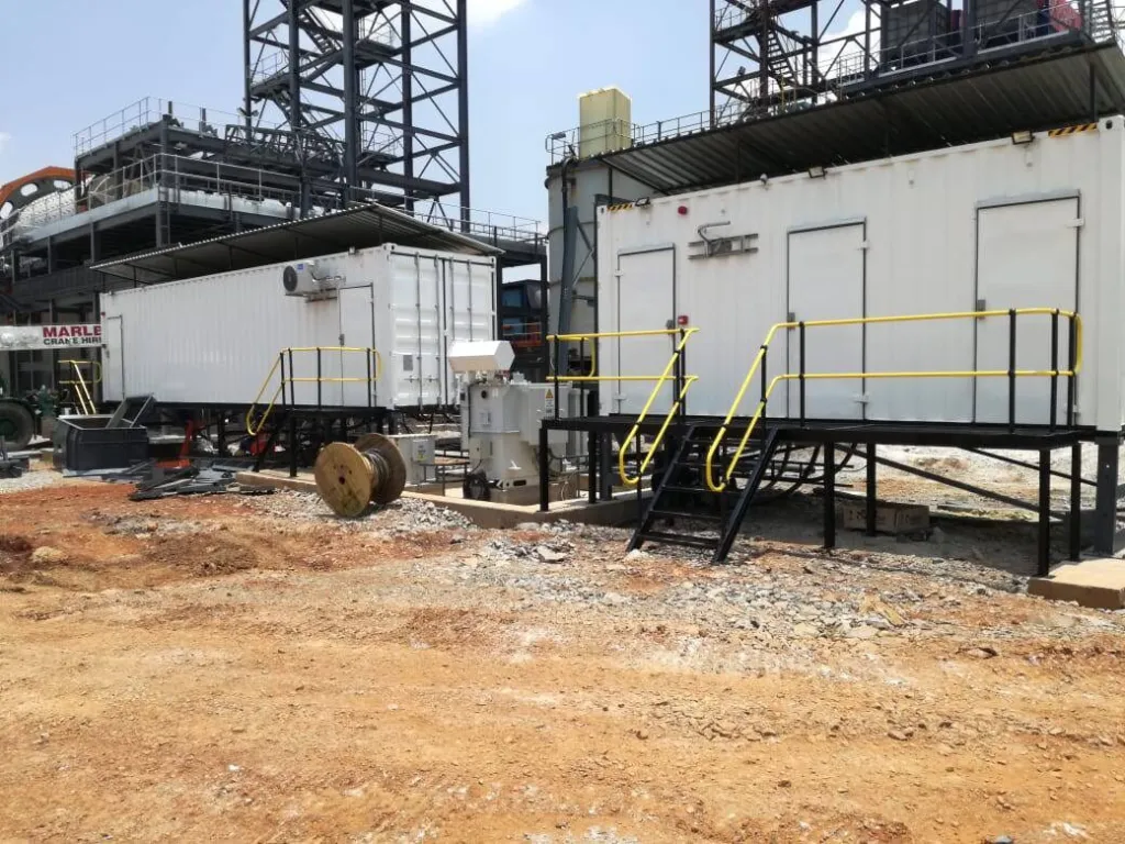 MCC container conversion for a gold mine