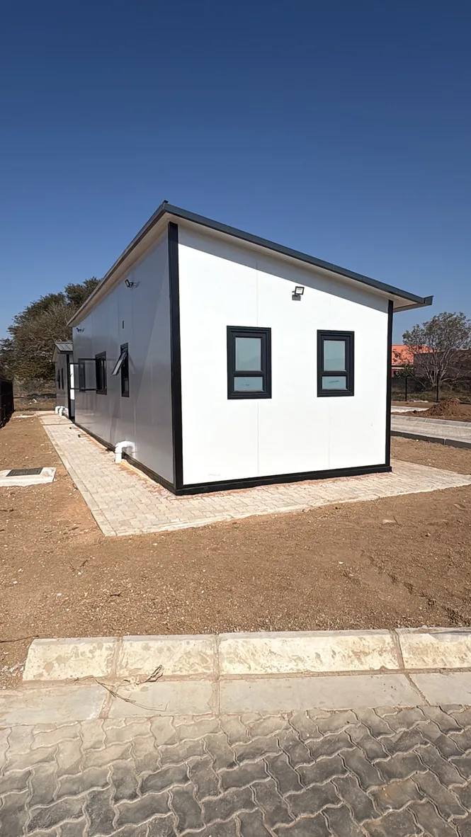 Prefab building exterior